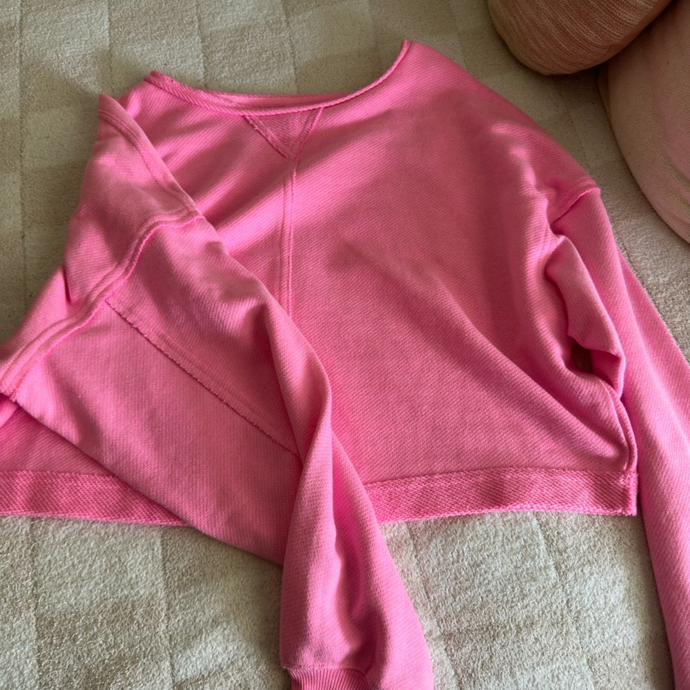 Pink Long Sleeve Sweatshirt